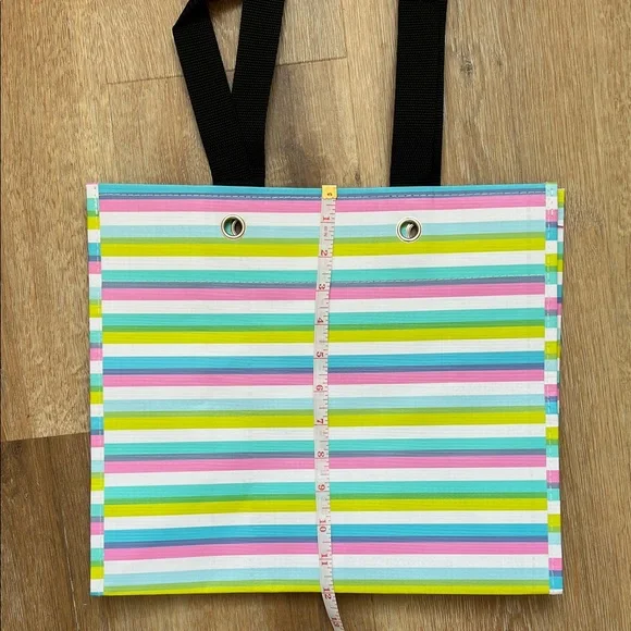 SCOUT Vibrant Striped NWT Large Package Gift Bag 13.5” W x 12” H x 6” D - Picture 8 of 16